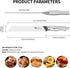 8 Inch, (8 inch) MAD SHARK Bread Knife Razor Sharp Blade from German Molybdenum-vanadium Steel, Professional Serrated