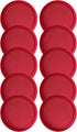 Replacement Lid for Pyrex 5" Storage Plastic Cover for 2 Cup Bowl Dish 7200-PC Red (10-Pack)