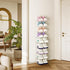 Closet 4 2PC Clear Acrylic Kids Shoe Rack for Organizers and Storaget, Baby Shoe Storage Small Shoe Rack Sections Kids