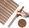 Wooden Chopsticks, 10 Pairs Reusable Dishwasher Safe, Handmade Iron Wood, Natural Healthy for Cooking, Eating,