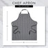 DII Unisex Kitchen Christmas Apron for Women & Men, Adjustable Ties and Large Front Pockets for Cooking