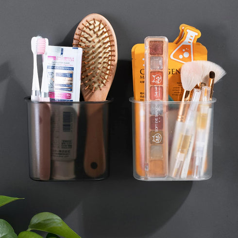 Toothbrush Holders Wall Mounted - Self Adhesive Holders for Electric Toothbrush, Toothpaste, Razor, Tableware Holder