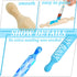 15 (7 Inches) Suclain Pcs Wooden Mini Rolling Pin Long Kitchen Baking Small Dough Rolling Pin for Children Fondant