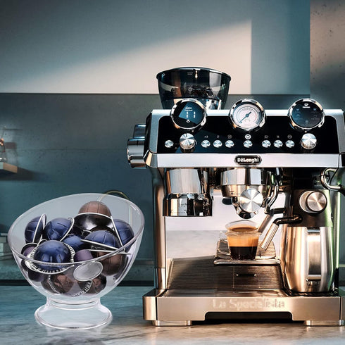 ELLDOO Clear Coffee Pod Holder, Plastic K Cup Holder, Capsule Organizer for Counter, Coffee Bar, Kitchen, Breakroom