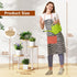 4 TMJ073R IBUYKE Tier Plant Stand Indoor, Metal Wood Plant Shelf for Multiple Plants, Small Tiered Corner Flower Pot