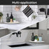 Segbeauty Fast Drying Corner Counter Shelf, 9.85in Diatomite Tray for Bathroom Counter Decor, Soap Dispenser Organizer