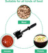 Meat Chopper, Multifunctional Heat Resistant Utensil for Ground Meat, Nylon Hamburger Chopper for Non Stick Cookware