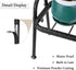 Josmimic 1-Tier Metal Plant Stand Indoor Outdoor, Heavy Duty Ladder Plant Shelf for Multiple Pots - Durable Flower