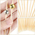 Blulu 200 Pack Cocktail Picks, Fancy Toothpicks for Appetizers, 4.7 Inch Pearl Skewers