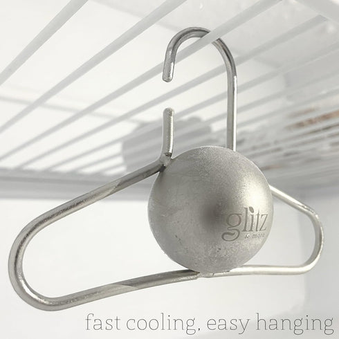 Stainless Steel Chilling Coffee Espresso Ball, Gold Silver Java Ball Brew Chilling Ball, Silver