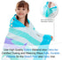 3-8, 30''X50,100% VOOVA & MOVAS Toddler Bath Towels Age Cotton | Soft | Thick, Hooded Towel for Kids Girls, Perfect