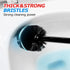 2Pack 2 1 Set, Set,Bathroom FORASTO in Toilet Brush and Plunger Extended Handle Plunger,Toilet Bowl Brush Plunger