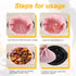 Silicone Slow Cooker Liner for 6-8 Quart Crockpot, Reusable Heat Resistant Liner Bag for Oval or Round Pots (Pink)