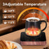 3 Settings 1-12H Coffee Mug Warmer for Desk with Auto Shutoff, Coffee Cup Warmer for Desk Auto Shut Off with Temp.