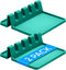 Aqua Green Silicone Spoon Rest for Stove Top, Heat-Resistant Utensil Rest & Spoon Holder (Two Pack)