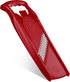 BORNER Wave Waffle PowerLine Vegetable Grater, Quality Made in Germany, Color: Red