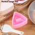 Onigiri Mold Triangle, 2 Pack Rice Ball Mold Sushi Makers, Japanese Rice Cooker for Kids Bento
