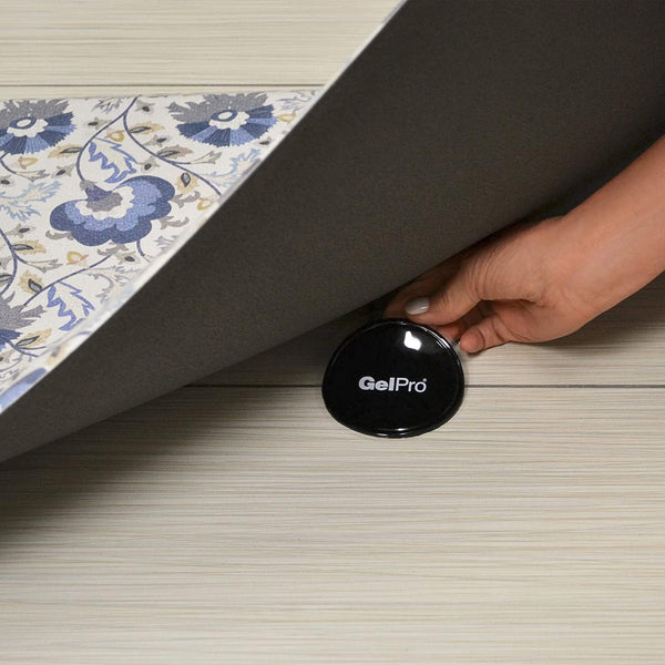 GelPro GellyGripper 3" Anti Skid Grip Pad for Area Rug/Standing Desk Mat, 4 Pack Adhesive