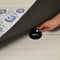 GelPro GellyGripper 3" Anti Skid Grip Pad for Area Rug/Standing Desk Mat, 4 Pack Adhesive