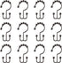 Zenna Home Metal Double Glide Shower Rings, Oil Rubbed Bronze – Set of 12 Heavy Duty, Rust-Resistant Rings