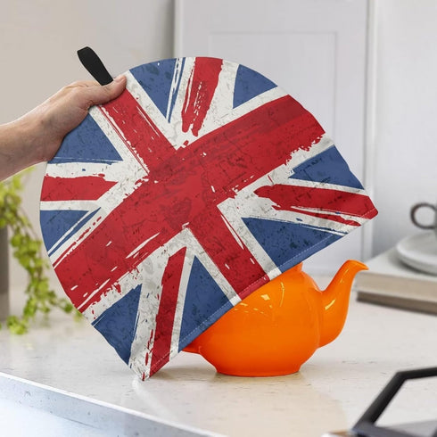 British Flag Union Jack Tea Kettle Cover for English Tea Sets Durable Teapot Cozies Breakfast Warmer Home Kitchen Hotel Tea Party Table Decor Accessories