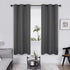 Deconovo 100% Blackout Curtains, Noise Reducing Thermal Insulated Drapes, Dark Grey, 42x63 Inch, 1 Panel