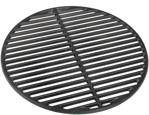 (15.5"-Fit KAMaster Cast Iron Cooking Grids Grates Compatible with Medium Big Green Egg Charcoal Grill Egg Grate Round