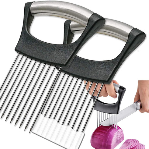 ESINAM Premium Onion Slicer Holder - Vegetable Slicer Cutter for Potato, Tomato, Fruit, and Meat