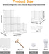 Closet 6 AWTATOS Cube Storage Organizer, Organizers and Storage, Cube Shelves Bookshelf, DIY Stackable Plastic Clothes