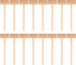 Sisims 8.26" Wooden Crab Mallets Crab Hammers Lobster Seafood Crackers (16 pieces)