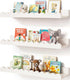 Onlysky Scalloped Shelves, Nursery Book Shelves, Floating Book Shelves for Wall, Toddler Nusery