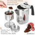 Mixpresso Stainless Steel Coffee Percolator, Stovetop Coffee Pot, 37oz, Excellent for Camping Coffee