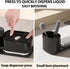 Kitchen Soap Dispenser Set with Tray and Sponge Holder, Dish and Hand Soap Dispenser with Dishcloth Holder 3-in-1 Kitchen Sink Countertop Storage Organizer,includes dish towel and sponge(Black) by LUNHAJIN