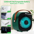 Portable Air Conditioner, 5200mAh Rechargeable Personal Air Cooler with 3 Speeds, Quiet Mini Fan for Home, Bedroom,