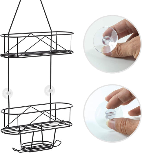 YeeBeny 6Pcs Shower Caddy Connectors - Heavy Strength Suction Cups for Bathroom, Compatible with Zenna Home
