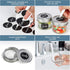 CycleMore 40 Pcs 4oz Clear Glass Mini Mason Jars with Silver Lids, Small Spice Canning Jars for Honey, Jam, Wedding