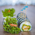 PuTwo 100 Counts Cocktail Toothpicks - Handmade Natural Bamboo Cocktail Sticks for Appetizers, Fruits, Dessert - Blue