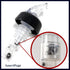 Measured Pourer - Liquor Bottle Pourers, Collared, 100% Made in USA, Clear, .50oz (15ml) - 3 Pack
