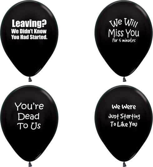ROFLmart 42 Funny Coworker Going Away Last Day Office Party Decorations Balloons