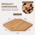 8.5in 1 Pack) Fun Memories Corner Shelf Wall Mount, Solid Oak Wood Floating Corner Shelves with Cable Hole, Rustic
