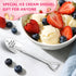 Belatelove Ice Cream Lovers Engraved Spoon Birthday Easter Gifts for Women Friends Sister Brother Daughter Son