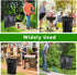 Hummingbird Trash Bag Holder, Metal Garbage Bag Holder, Portable Pattern Base Leaf Bag Holder, Multi-use Trash Bag