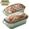 Flavehc Bread Pan Cast Iron Loaf Pan with Lid 9x5 Inch Bread