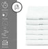 12 Pack (22x44 Inches) GOLD TEXTILES Bulk Bath Towels White Economy Light Weight Easycare