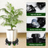 1 Pack 15-19.6 Inch 500 lbs Plant Caddy with Wheels - Adjustable Large Plant Stand Heavy Duty Lockable Caster Wheels