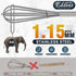 Small Stainless Steel Whisk, Mini Wire Whisk Set of 3, 5in, 6in & 7in for Whisking, Beating, Mixing