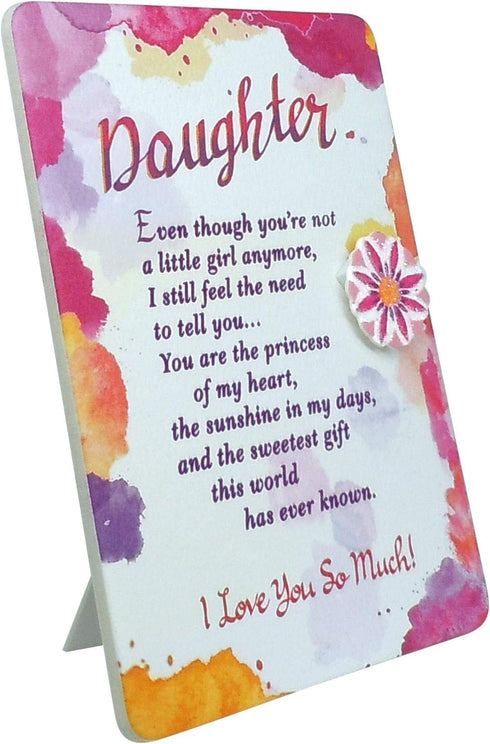 Blue Mountain Arts Daughter Magnet with Easel Back—Gift from a Mom or Dad, 4.9 x 3.6 Inches (Daughter)
