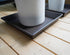 NIMYAU 12 Inch 2 PackPlant Square Plant Saucer Stand Plant Trays for Pots Heavy Duty Plastic Plant Saucers for Indoors