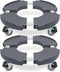 W B D WEIBIDA Round Dolly with Wheels Heavy Duty, Adjustable Pot