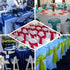 5 6x108 Efavormart PCS Nude Polyester Chair Sashes Tie Bows for Wedding Events Decor Chair Bow Sash Party Decor